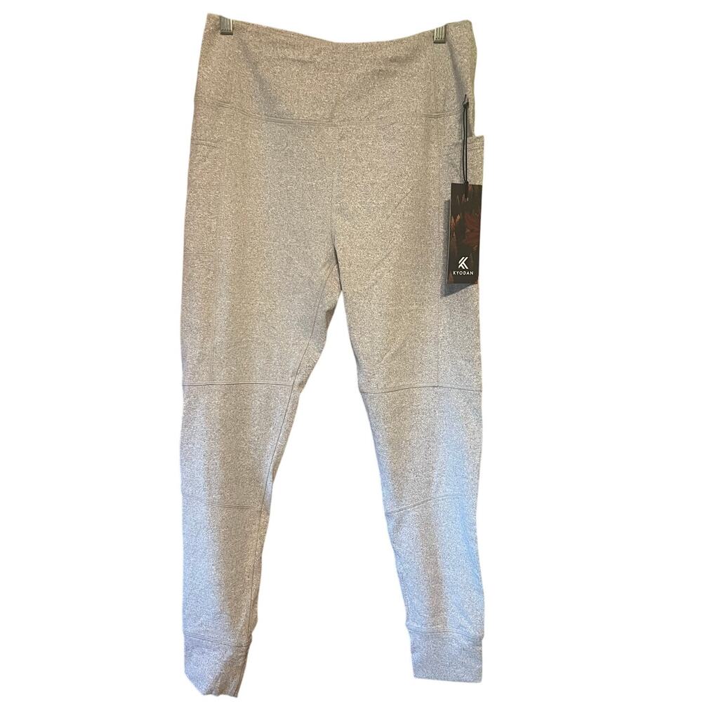 Kyodan Fitted Joggers Super Soft Gray Side Pocket - Large